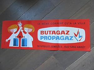 GRANDE AFFICHE BUTAGAZ 1950