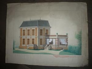 DESSIN D'ARCHITECTURE 1860