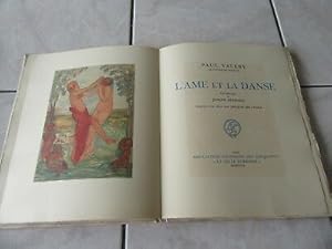 L'AME ET LA DANSE PAUL VALERY 1932 AQUARELLES DE JOSEPH BERNARD TIRAGE A 90 EX