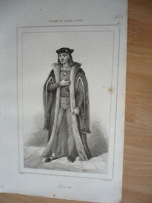 LOUIS XII GRAVURE 19°