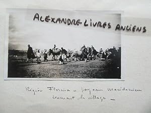 PHOTO ORIG. MAI 1917 SALONIQUE THESSALONIQUE GRÈCE EXODE PAYSANS REGION FLORINA