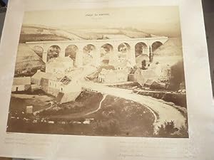 VIADUC DU PONTHOU TRES GRANDE PHOTO ORIGINALE 1863 PAR Gustave CROISSANT