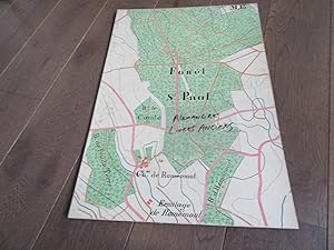 GRAND PLAN MANUSCRIT 1890 CHATEAU DE ROMEMONT BUISSONCOURT MEURTHE ET MOSELLE