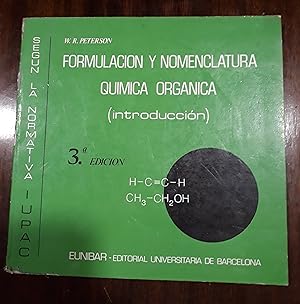 Imagen del vendedor de Formulacin y Nomenclatura. Qumica orgnica. (Introduccin) a la venta por Domiduca Libreros