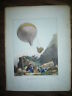 GRAVURE AEROSTAT BALLON 1880