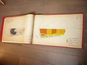 15 PLANS D'ARCHITECTURE POUR LA CREATION DE CARNON HERAULT 1970 ORIGINAL RARE