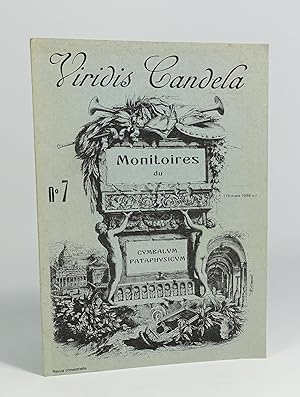Immagine del venditore per Monitoires du Cymbalum Pataphysicum n7 - Viridis Candela venduto da Librairie L'Autre sommeil