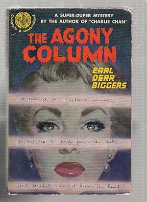 Imagen del vendedor de The Agony Column a la venta por Old Book Shop of Bordentown (ABAA, ILAB)