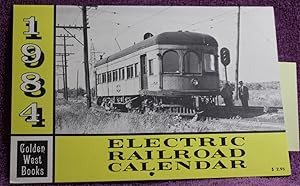 1984 ELECTRIC RAILROAD CALENDAR