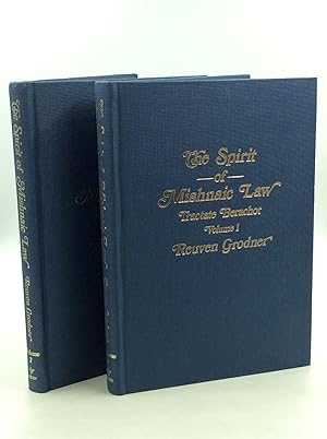 Seller image for THE SPIRIT OF MISHNAIC LAW: Tractate Berachot, Volumes 1-2 for sale by Kubik Fine Books Ltd., ABAA