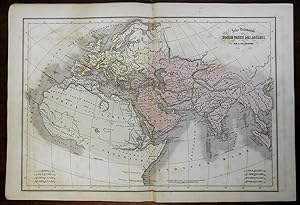 Ancient World Europe North Africa Middle East India 1859 Delamarche map