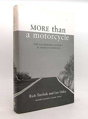 Seller image for MORE THAN A MOTORCYCLE Will You Know Where Your Customers Are for sale by Rare Book Cellar