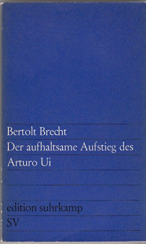 Bild des Verkufers fr Der aufhaltsame Aufstieg des Arturo Ui. zum Verkauf von Preiswerterlesen1 Buchhaus Hesse