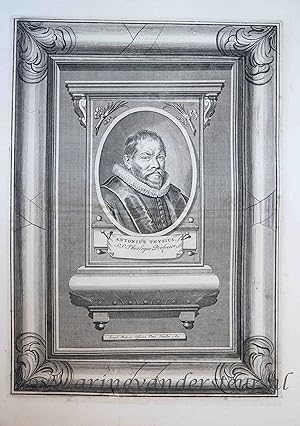 [Portrait print theologian Antonius Thysius] ANTONIUS THYSIUS, 1715-1716.