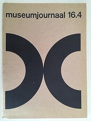 Museumjournaal serie 16 1971 Number 4 including the 'Artist's Reserved Rights Sale Agreement' (al...