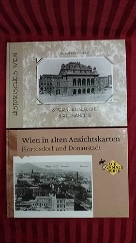 Wien in alten Ansichtskarten - Konvolut in 6 Bänden: "Döbling und Währing", "Leopoldstadt und Bri...
