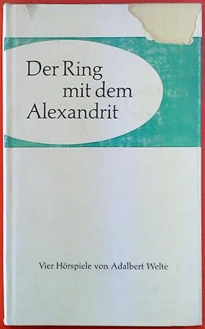 Bild des Verkufers fr Der Ring mit dem Alexandrit. Hrspiele. zum Verkauf von biblion2