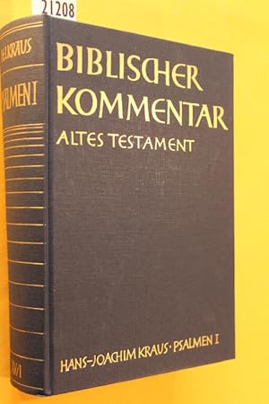 Psalmen 1.Teilband (Ps. 1-80) (Biblischer Kommentar zum Alten Testament, Band XV/1) (gebundene Au...