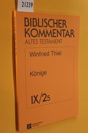 Seller image for Knige, 2. Teilband, 5. Lieferung (1Kn 20,1-43) (Biblischer Kommentar zum Alten Testament, Band IX/2.5) for sale by Antiquariat Tintentraum