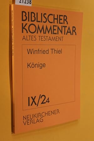 Seller image for Knige, 2. Teilband, 4. Lieferung (1Kn 19,1-20,40) (Biblischer Kommentar zum Alten Testament, Band IX/2.4) for sale by Antiquariat Tintentraum