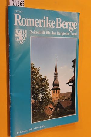 Image du vendeur pour Romerike Berge - Zeitschrift fr das Bergische Land. 51. Jahrgang, Heft 1/2001 mis en vente par Antiquariat Tintentraum