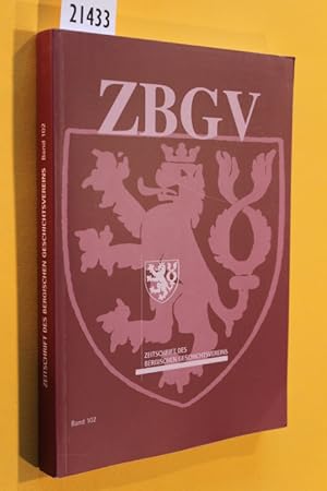 Image du vendeur pour Zeitschrift des Bergischen Geschichtsvereins (ZBGV). 102. Band. 2008 - 2009 mis en vente par Antiquariat Tintentraum