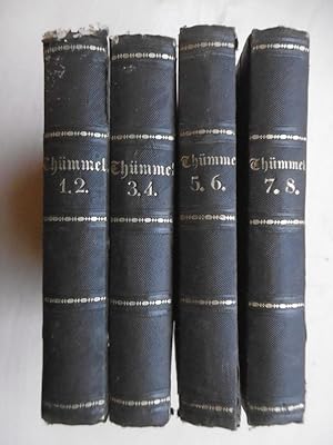 Imagen del vendedor de A. M. von Thmmel's Smmtliche Werke. Erster - Achter Band. [8 Bde in 4 Bnden] a la venta por Antiquariat Steinwedel