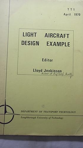 Imagen del vendedor de Light Aircraft Design Example a la venta por A.G.Colven (Books)