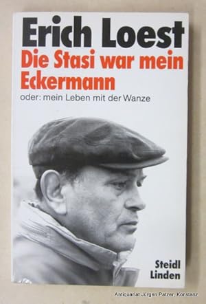 Image du vendeur pour Die Stasi war mein Eckermann oder: mein Leben mit der Wanze. 3. Auflage. Gttingen, Steidl u. Leipzig, Linden-Verlag, 1991. Kl.-8vo. 154 S., 3 Bl. Or.-Kart. (ISBN 3882431784). mis en vente par Jrgen Patzer