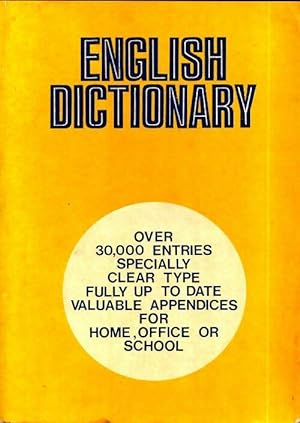 English dictionary - Collectif