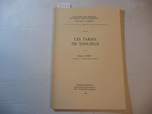 Imagen del vendedor de Les tarifs de tonlieux (Typologie des Sources du Moyen Age Occidental, Fasc. 19) a la venta por Gebrauchtbcherlogistik  H.J. Lauterbach