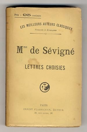 Seller image for Lettres choisies. for sale by Libreria Oreste Gozzini snc