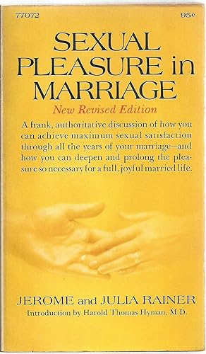 Immagine del venditore per Sexual Pleasure in Marriage venduto da Sabra Books
