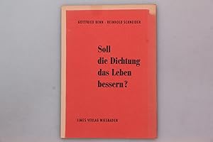 SOLL DIE DICHTUNG DAS LEBEN BESSERN?.