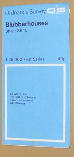 Blubberhouses. 1:25000 First Series Map Sheet SE 15
