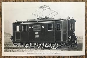 Bild des Verkufers fr Gleichstromlokomotive C der Berner-Oberland-Bahnen : Original-Silber-Fotografie. - zum Verkauf von Antiquariat an der Stiftskirche