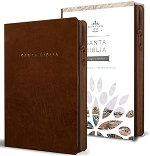 Seller image for Santa Biblia/ Holy Bible : Biblia Reina Valera 1960 Tamao Manual, Smil Piel Canela, Cremallera -Language: spanish for sale by GreatBookPrices