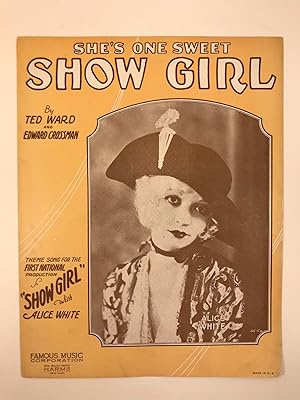 Image du vendeur pour She's One Sweet Show Girl mis en vente par Old New York Book Shop, ABAA