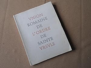 Bild des Verkufers fr Les Ursulines de l'Union Romaine zum Verkauf von Benot HENRY