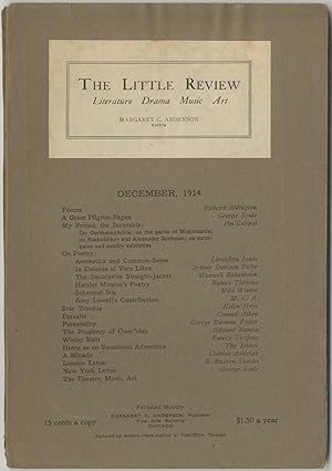 Seller image for The Little Review - Vol. 1, No. 9: December, 1914 for sale by Between the Covers-Rare Books, Inc. ABAA