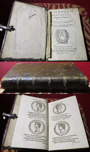 C. Suetonii Tranquilli duodecim Caesares et de illustribus grammaticis, & claris rhetoribus, libe...