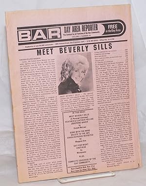 Seller image for B.A.R. Bay Area Reporter: the catalyst for all factions of the gay community; vol. 3, #23, October 1973: Meet Beverly Sills for sale by Bolerium Books Inc.