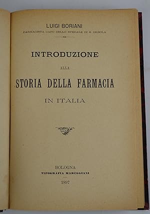 Introduzione alla storia della farmacia in Italia.