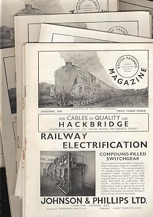 British Railways Magazine. Eastern, North Eastern Scottish Regions. January - December 1949