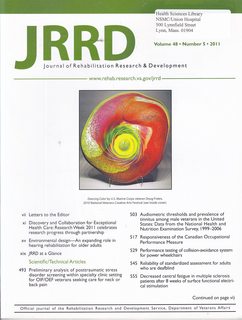 Bild des Verkufers fr JRRD: Journal of Rehabilitation Research and Development Vol 48 No. 5 2011 zum Verkauf von Never Too Many Books
