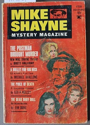 Seller image for MIKE Shayne - Mystery Magazine (Pulp Digest Magazine); Vol. 30 No. 1 December 1971 Published by Renown Publications Inc. The Postman Brought Murder by Brett Halliday; A Bullet For Big Nick by Michael Avallone; The Price of Death by Leo P. Kelley; for sale by Comic World