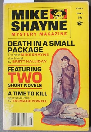 Imagen del vendedor de MIKE Shayne - Mystery Magazine (Pulp Digest Magazine); Vol. 37, No. 1, May 1976 Published by Renown Publications Inc. - Death In A Small Package by Brett Halliday; A Time To Kill by Talmage Powell a la venta por Comic World