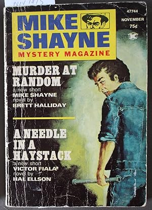 Seller image for MIKE Shayne - Mystery Magazine (Pulp Digest Magazine); Vol. 37, No. 1, November 1975 Published by Renown Publications Inc. - Murder At Random by Brett Halliday; A Needle In A Haystack a New Short - Victor Fiala by Hal Ellson for sale by Comic World