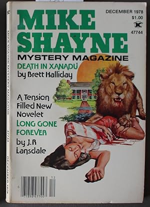 Seller image for MIKE Shayne - Mystery Magazine (Pulp Digest Magazine); Vol. 42, No. 11 November 1978 Published by Renown Publications Inc. - Death in Xanadu by Brett Halliday; Long Gone Forever by J. R. Lansdale for sale by Comic World