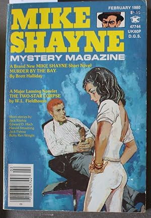 Imagen del vendedor de MIKE Shayne - Mystery Magazine (Pulp Digest Magazine); Vol. 44, No. 2 February 1980 Published by Renown Publications Inc. - Murder By The Way by Brett Halliday; The Two-Star Corpse by W.L. Fieldhouse; Jack Ritchie, Edward D. Hoch, Harold Straubing; a la venta por Comic World